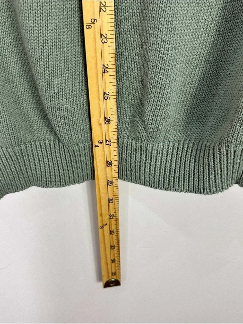 Izod Men's Crewneck Sweater in Sage, Tan & Cream